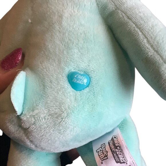 Care Bears Wishing Bear Plush Stuffed Animal Toy 10" Mint Green Basic Fun - Picture 4 of 6